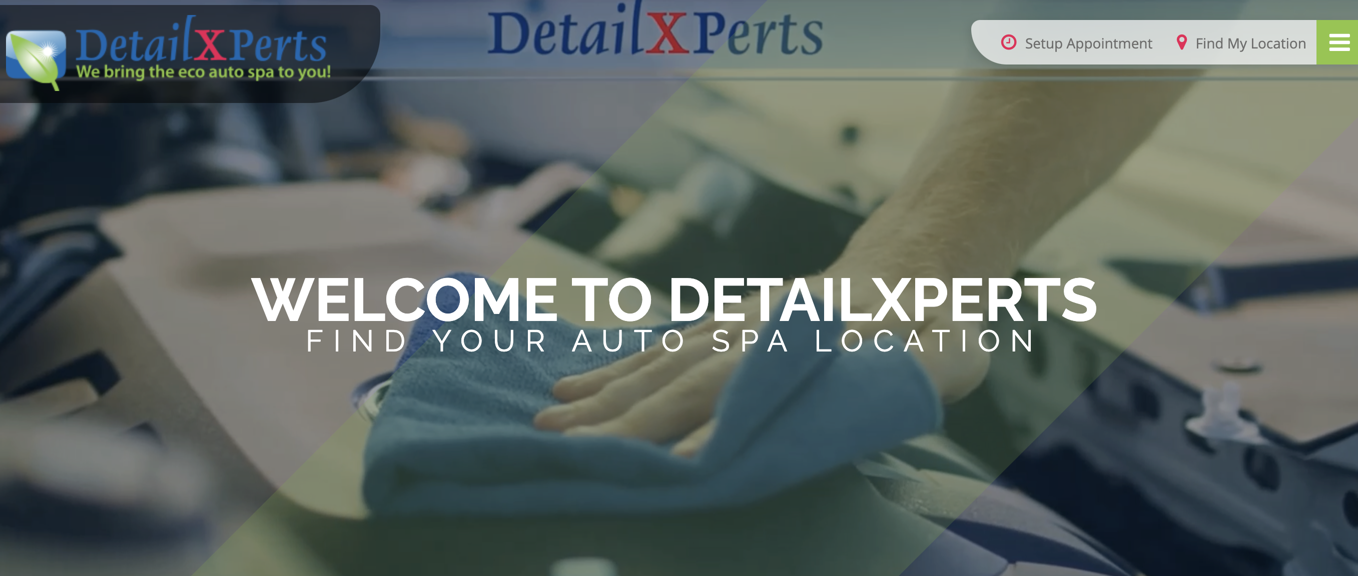 Captura de Imagen del Sitio Web de Detallado Automotriz de DetailXPerts